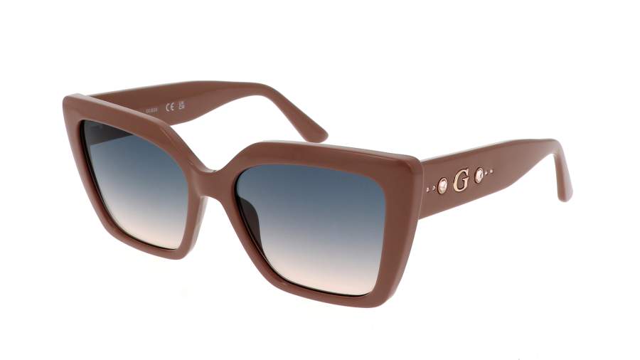 Lunettes De Soleil Guess GU 7680 01B – Cadre Papillon Noir, Verres Gris Dégradé