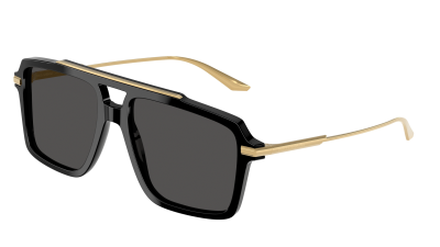 Montures Lunettes De Soleil Dolce & Gabbana DG3027 501 58mm Noires - Sans Verres, Manque Décorations Côtés