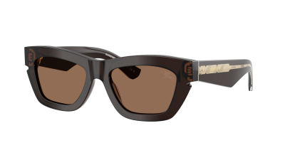 Burberry Black and Gold Sunglasses B4454 No Case Burberry BE4454 Sunglasses | LensCrafters main image 2